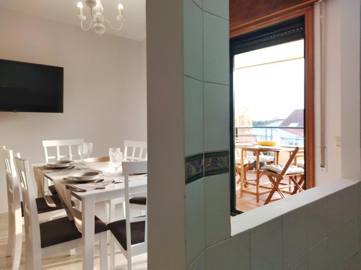 Apartamento Atico Sanxenxo a 400 metros Playa Silgar Exterior foto